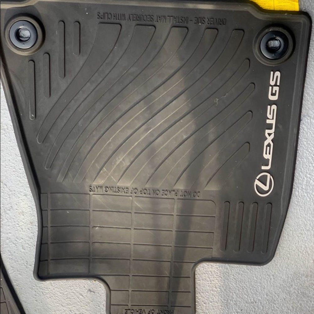 Lexus GS 2013-2015 ALL WEATHER RUBBER MATS